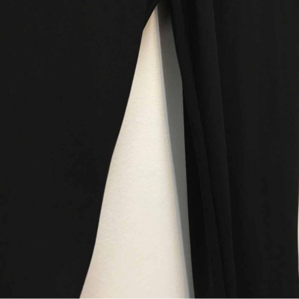 Love X Design Draped Mesh One Shoulder Jumpsuit Large Black Formal Evening Chic - Picture 8 of 14